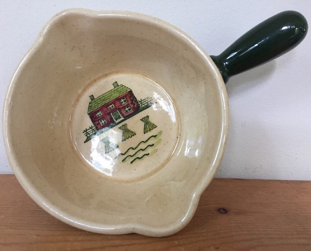 Vintage Metlox Pottery Poppytrail Homestead Provincial Double Spout Gravy Boat